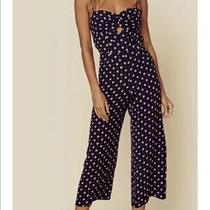 Blue Life Elle Jumpsuit Black Tulip Dot size XS